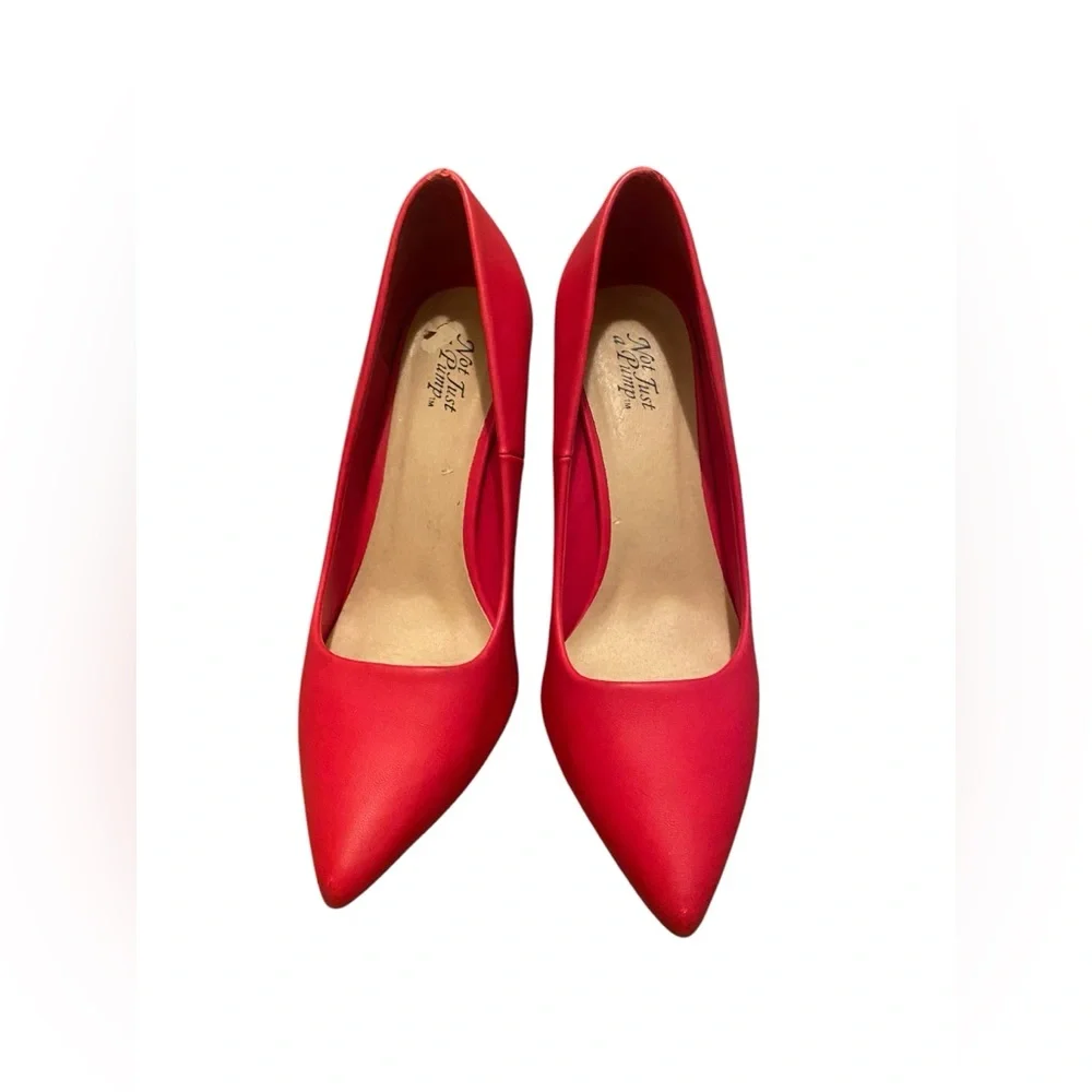 Not just A Pump red block heels
